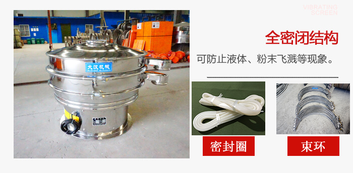全不銹鋼振動篩密封圈束環密封部件展示